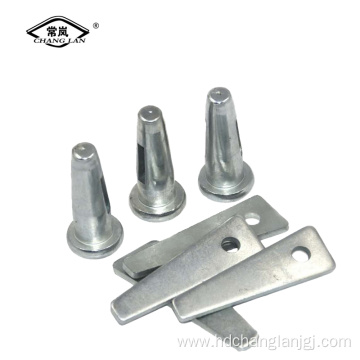 Taper pin aluminum film plate aluminum film pin